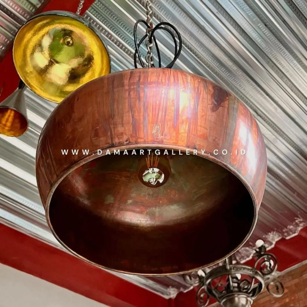 Lampu Gantung Tembaga Antik